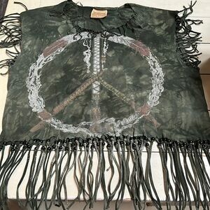 ☮️The mountain peace sign shirt size L☮️